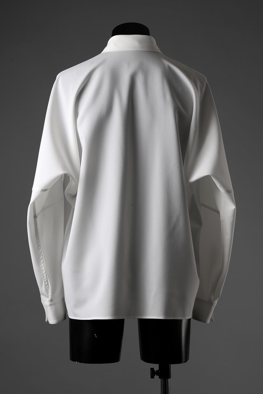 D-VEC QD LINEN LIKE PL L/S SHIRT (WHITE)