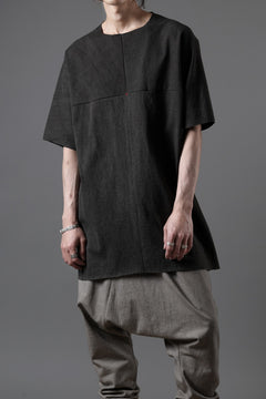 画像をギャラリービューアに読み込む, m.a+ one piece short sleeve t-shirt / T211C/MJP1 (CARBON)