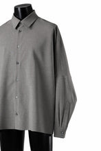 画像をギャラリービューアに読み込む, D-VEC QD LINEN LIKE PL L/S SHIRT (GREY)