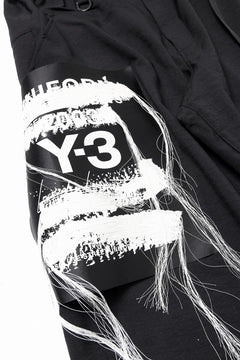 画像をギャラリービューアに読み込む, Y-3 Yohji Yamamoto SPORTS UNIFORM PATCH PANTS (BLACK)