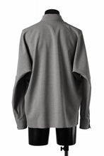 画像をギャラリービューアに読み込む, D-VEC QD LINEN LIKE PL L/S SHIRT (GREY)