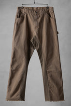 画像をギャラリービューアに読み込む, CHANGES x LOOM exclusive REMAKE REGULAR FIT CARPENTER PANTS / VINTAGE DUCK FABRIC (STONE WASHED) (BEIGE #C)