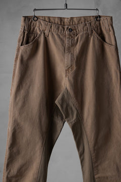 画像をギャラリービューアに読み込む, CHANGES x LOOM exclusive REMAKE REGULAR FIT CARPENTER PANTS / VINTAGE DUCK FABRIC (STONE WASHED) (BEIGE #C)