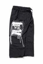 画像をギャラリービューアに読み込む, Y-3 Yohji Yamamoto SPORTS UNIFORM PATCH PANTS (BLACK)