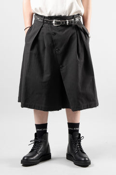 画像をギャラリービューアに読み込む, Professor.E BUTTON DRAFT SHORTS (BLACK)