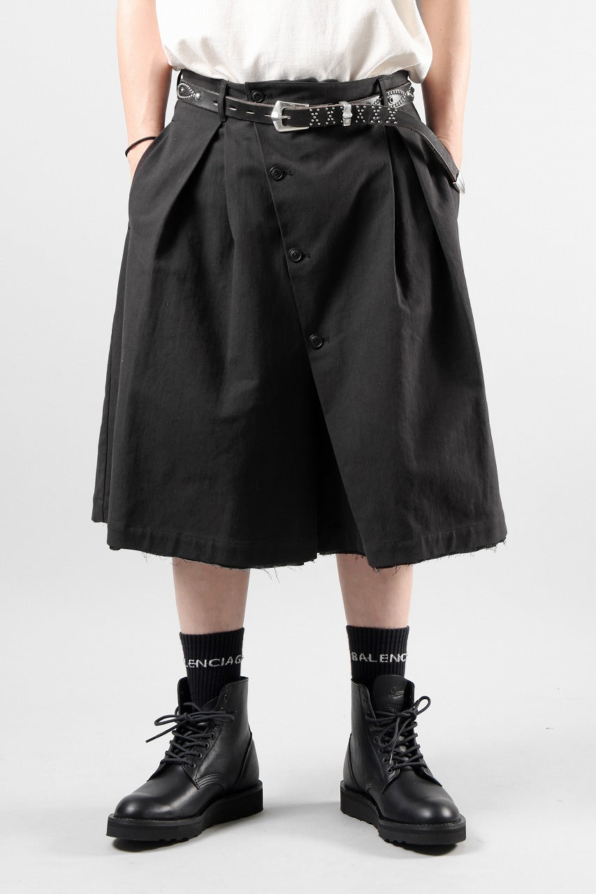 画像をギャラリービューアに読み込む, Professor.E BUTTON DRAFT SHORTS (BLACK)