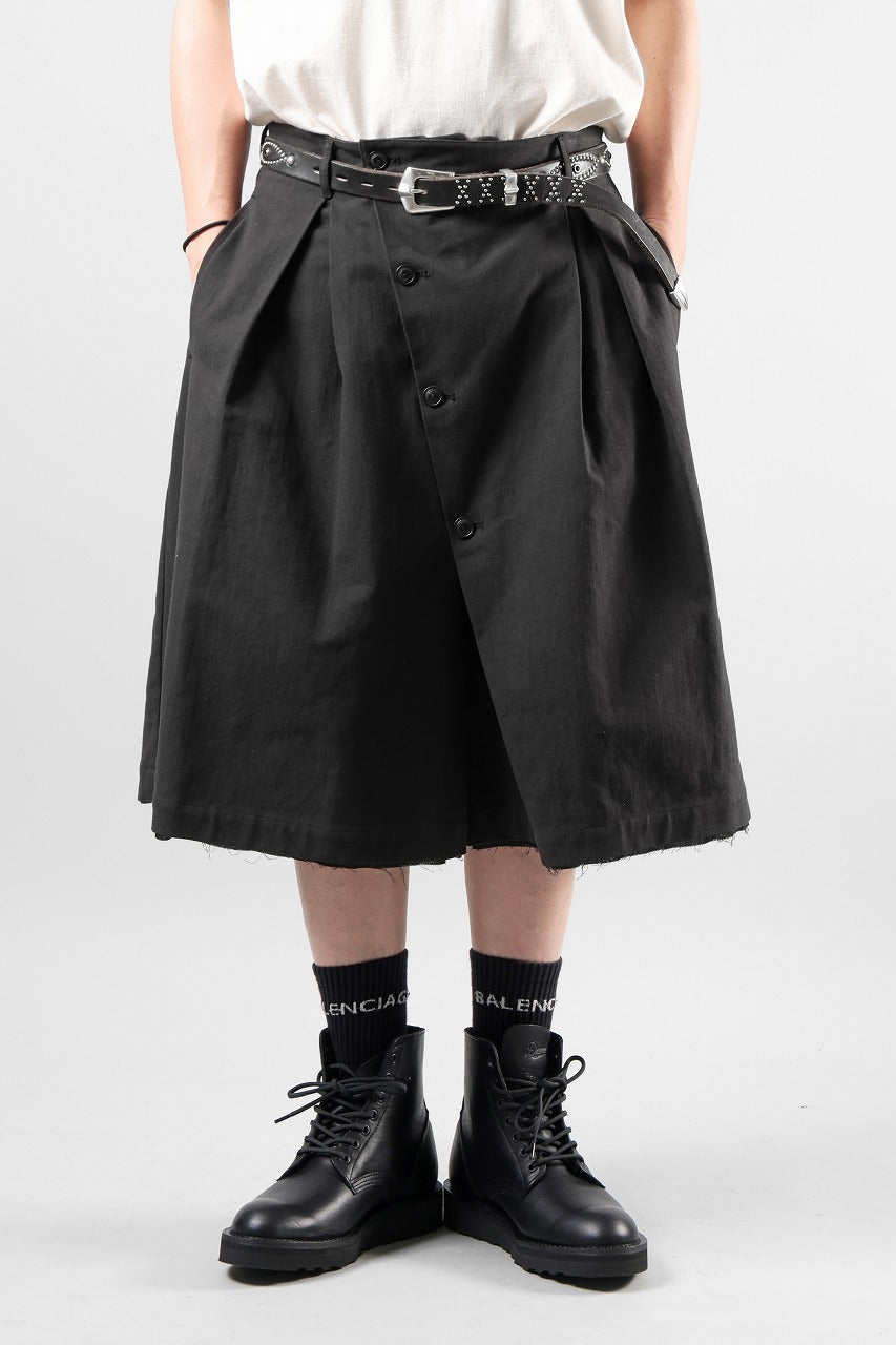 画像をギャラリービューアに読み込む, Professor.E BUTTON DRAFT SHORTS (BLACK)