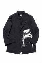 画像をギャラリービューアに読み込む, Y-3 Yohji Yamamoto SPORTS UNIFORM PATCH BLAZER (BLACK)