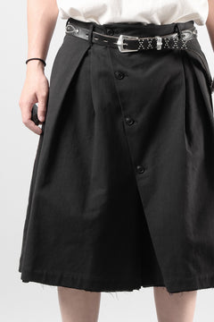 画像をギャラリービューアに読み込む, Professor.E BUTTON DRAFT SHORTS (BLACK)