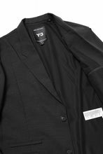 画像をギャラリービューアに読み込む, Y-3 Yohji Yamamoto SPORTS UNIFORM PATCH BLAZER (BLACK)