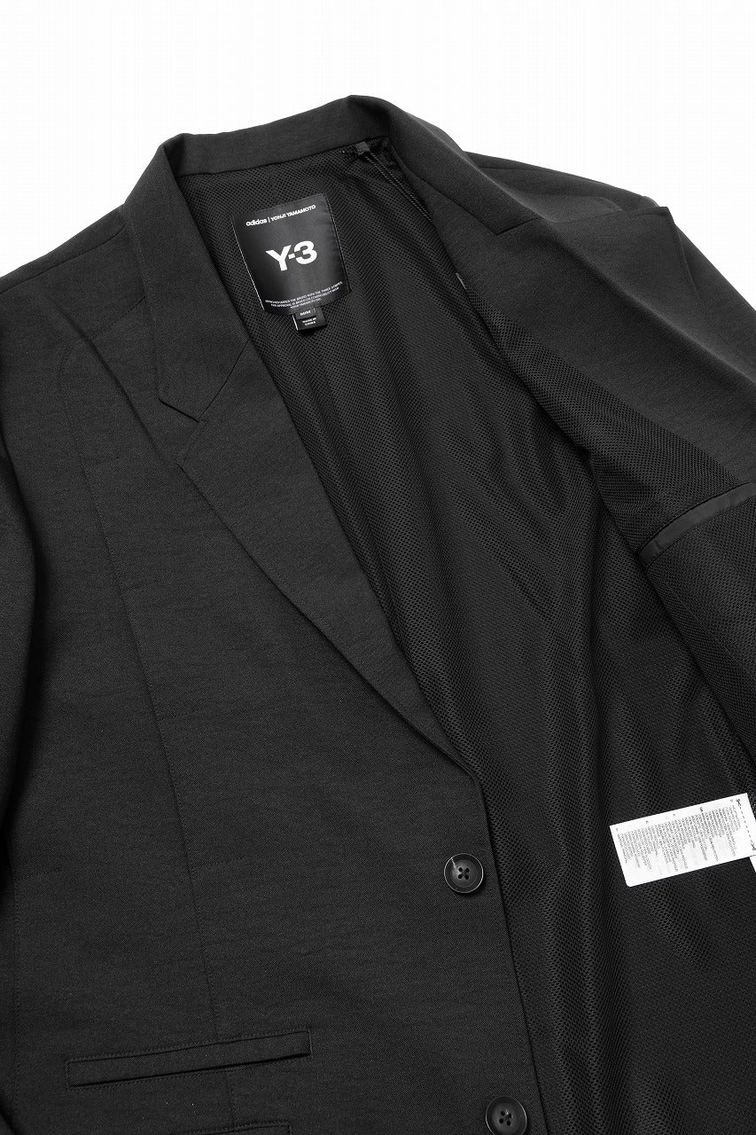 Y-3 Yohji Yamamoto SPORTS UNIFORM PATCH BLAZER (BLACK)