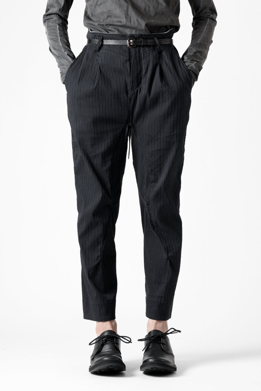 incarnation LONG DIRTS SAROUEL TROUSERS / STITCHED WASHER STRIPE (T91/11)