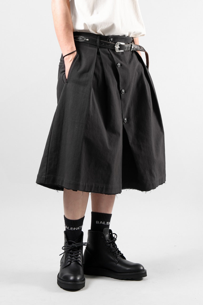 画像をギャラリービューアに読み込む, Professor.E BUTTON DRAFT SHORTS (BLACK)