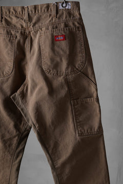 画像をギャラリービューアに読み込む, CHANGES x LOOM exclusive REMAKE REGULAR FIT CARPENTER PANTS / VINTAGE DUCK FABRIC (STONE WASHED) (BEIGE #C)