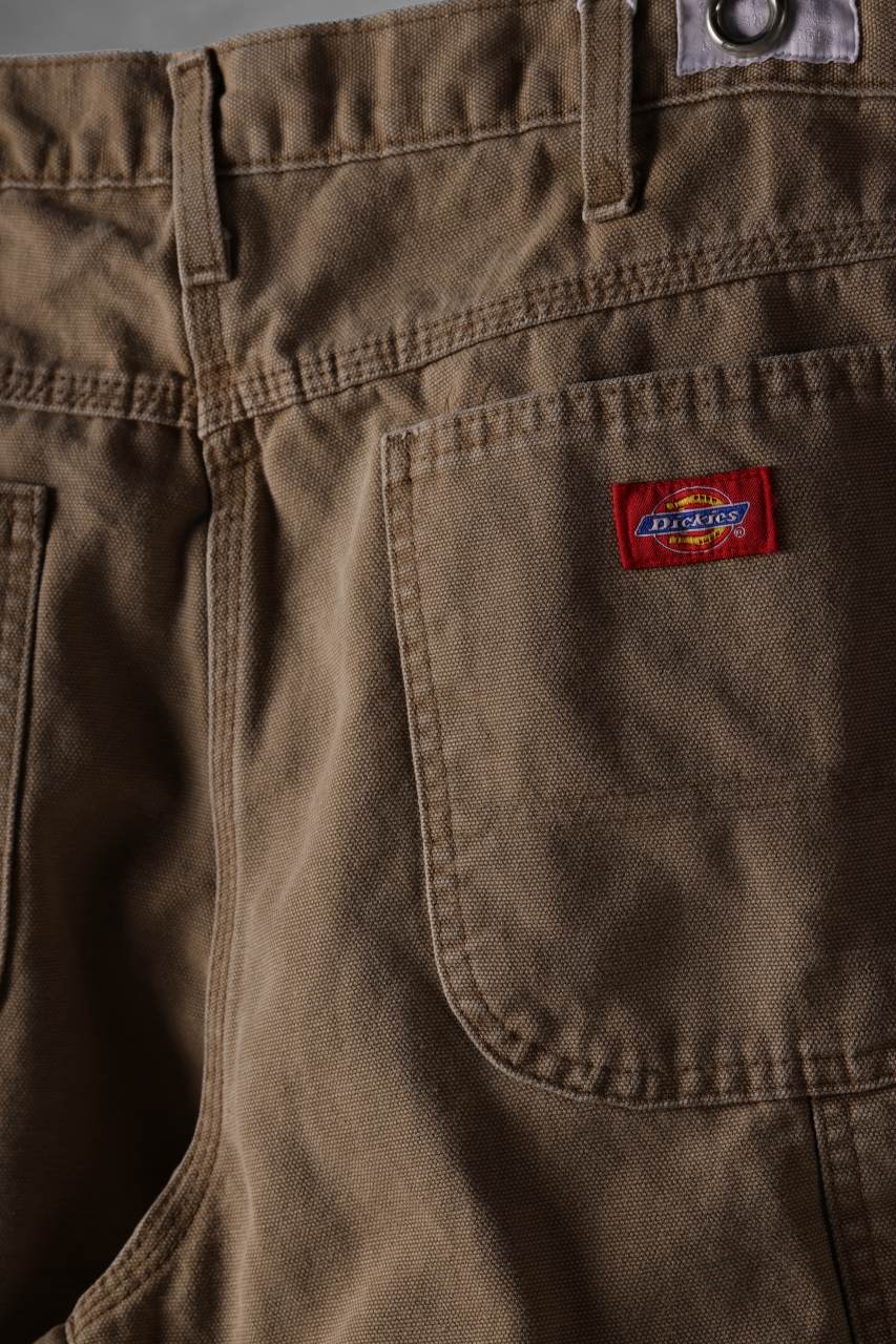 CHANGES x LOOM exclusive REMAKE REGULAR FIT CARPENTER PANTS / VINTAGE DUCK FABRIC (STONE WASHED) (BEIGE #C)