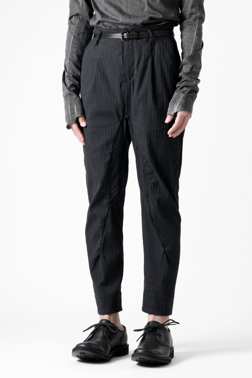 incarnation LONG DIRTS SAROUEL TROUSERS / STITCHED WASHER STRIPE (T91/11)