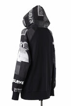 Load image into Gallery viewer, MASSIMO SABBADIN exclusive HOODY wt. BORO STYLE DETAIL (BLACK #B)