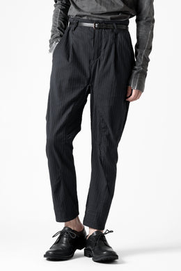 incarnation LONG DIRTS SAROUEL TROUSERS / STITCHED WASHER STRIPE (T91/11)