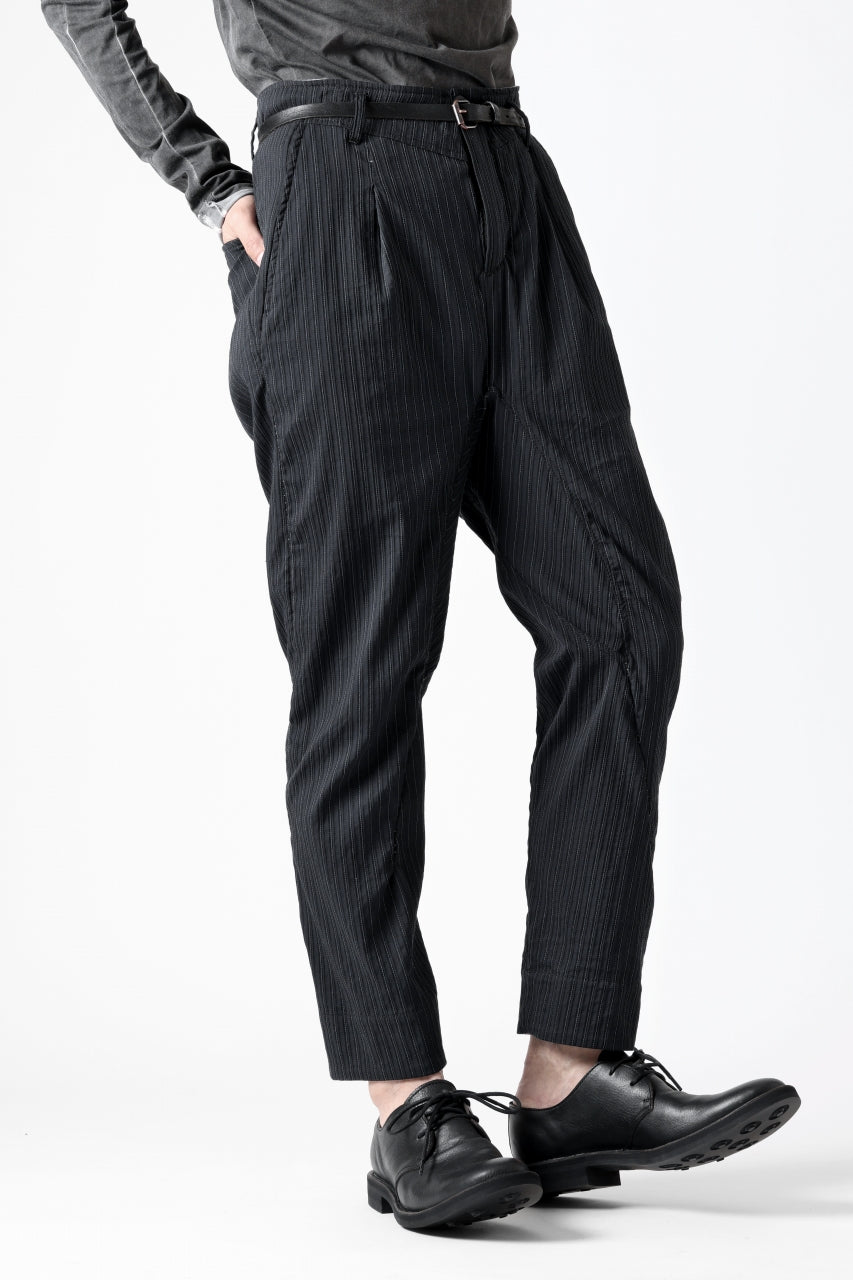 incarnation LONG DIRTS SAROUEL TROUSERS / STITCHED WASHER STRIPE (T91/11)