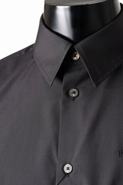 画像をギャラリービューアに読み込む, TARO HORIUCHI / th products &quot;ROMAN&quot; Midsize Shirt / esteneige broad cloth (black)