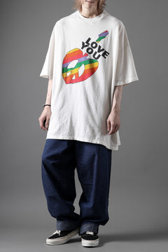 画像をギャラリービューアに読み込む, READYMADE S/S LOVE YOU T-SHIRT (WHITE)