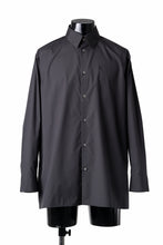 画像をギャラリービューアに読み込む, TARO HORIUCHI / th products &quot;ROMAN&quot; Midsize Shirt / esteneige broad cloth (black)