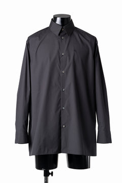 画像をギャラリービューアに読み込む, TARO HORIUCHI / th products &quot;ROMAN&quot; Midsize Shirt / esteneige broad cloth (black)