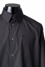 画像をギャラリービューアに読み込む, TARO HORIUCHI / th products &quot;ROMAN&quot; Midsize Shirt / esteneige broad cloth (black)