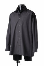 画像をギャラリービューアに読み込む, TARO HORIUCHI / th products &quot;ROMAN&quot; Midsize Shirt / esteneige broad cloth (black)