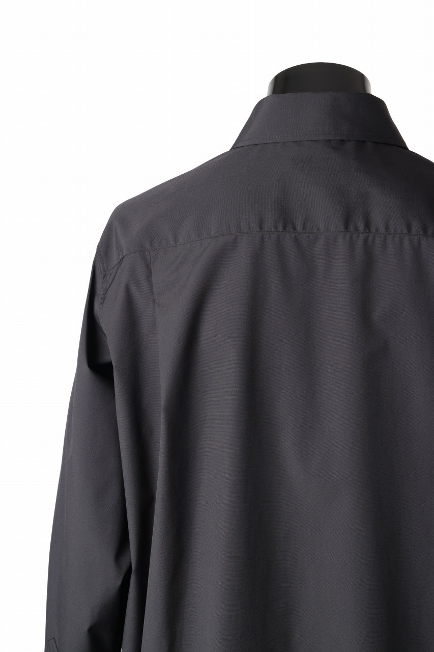 TARO HORIUCHI / th products "ROMAN" Midsize Shirt / esteneige broad cloth (black)