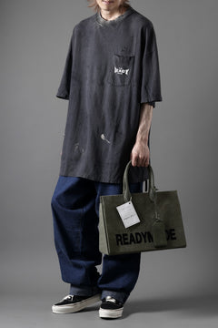 画像をギャラリービューアに読み込む, READYMADE SHOPPING BAG 35 LOGO (KHAKI)