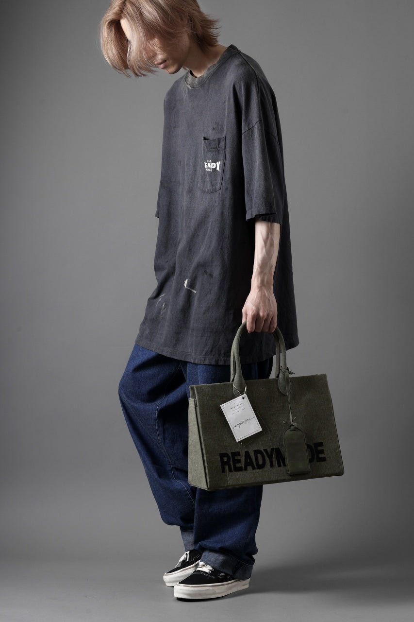 READYMADE SHOPPING BAG 35 LOGO (KHAKI)