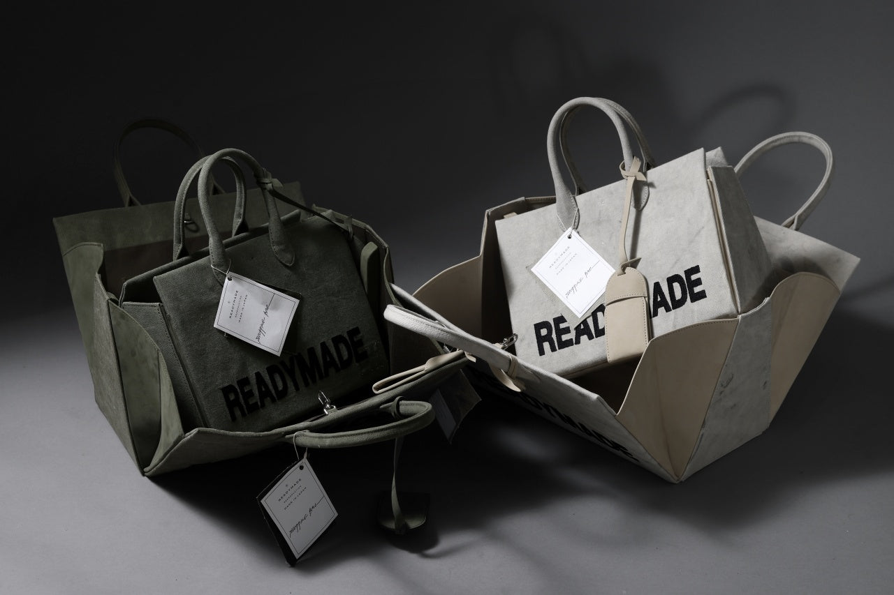 READYMADE SHOPPING BAG 35 LOGO (KHAKI)