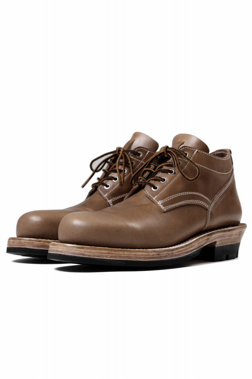 Portaille x LOOM exclusive DOUBLE STITCHED WELT WORKING DERBY / HORWEEN CHROMEXCEL (NATURAL)