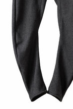 Load image into Gallery viewer, incarnation CARVED LEG SAROUEL TROUSERS JBP-2 / MICROSCOPIC CHECK WOOL (BLACK)