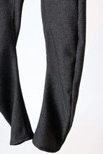 Load image into Gallery viewer, incarnation CARVED LEG SAROUEL TROUSERS JBP-2 / MICROSCOPIC CHECK WOOL (BLACK)