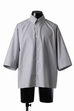 画像をギャラリービューアに読み込む, TARO HORIUCHI / th products &quot;EDWARD&quot; Big Sleeve S/S Shirt / esteneige broad cloth (stripe)