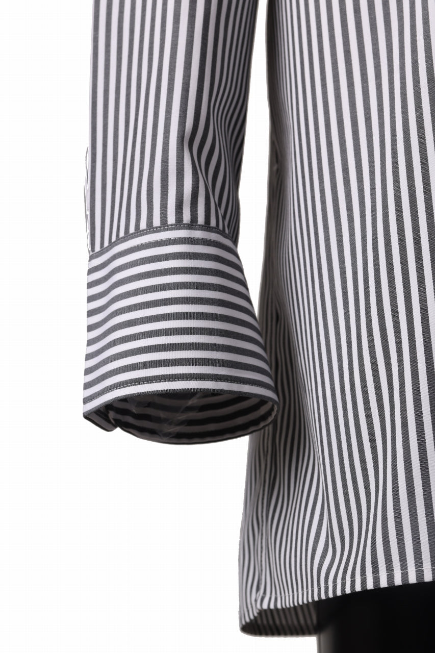 TARO HORIUCHI / th products "ROMAN" Midsize Shirt / esteneige broad cloth (stripe)