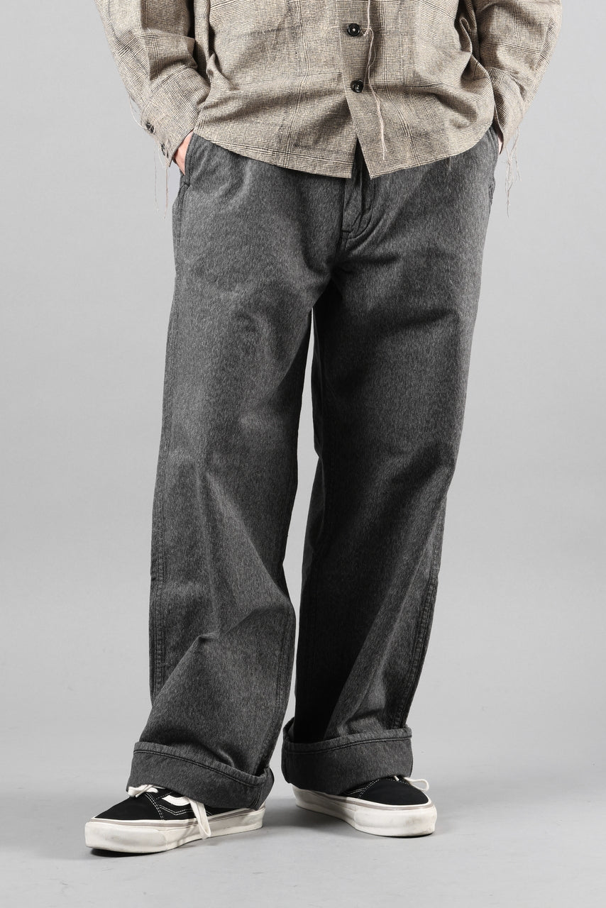 画像をギャラリービューアに読み込む, FULLCOUNT 1142-2 Tough Dude Mock Twist Pants (Covert Black)