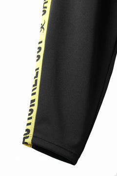 画像をギャラリービューアに読み込む, beauty : beast ”KEEP OUT” BOMTEMPS TRACK PANTS (BLACK x YELLOW)