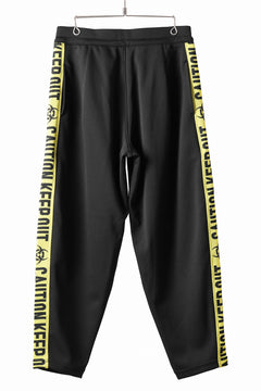 画像をギャラリービューアに読み込む, beauty : beast ”KEEP OUT” BOMTEMPS TRACK PANTS (BLACK x YELLOW)