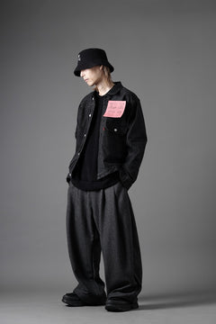 画像をギャラリービューアに読み込む, FULLCOUNT Type 1 Black Denim Jacket / 13.7oz Zimbabwe Selvedge Denim (BLACK)