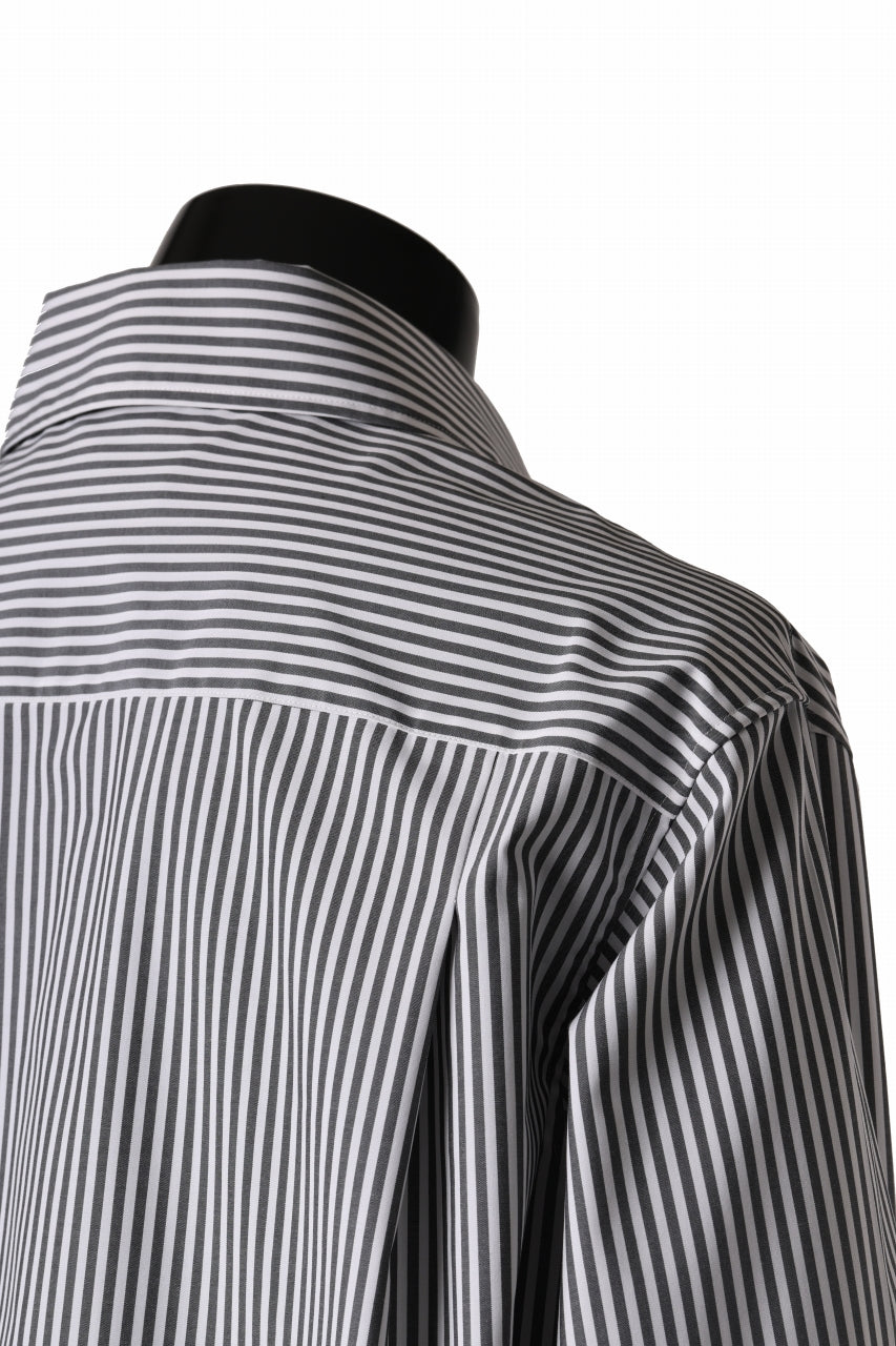 TARO HORIUCHI / th products "ROMAN" Midsize Shirt / esteneige broad cloth (stripe)