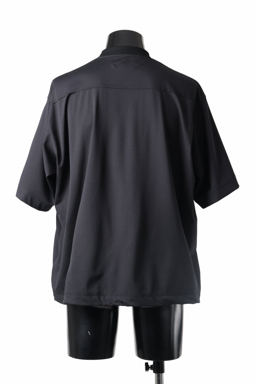 TARO HORIUCHI / th products Crew neck S/S Tee / high gauge bare smooth (black)