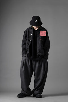 画像をギャラリービューアに読み込む, FULLCOUNT Type 1 Black Denim Jacket / 13.7oz Zimbabwe Selvedge Denim (BLACK)