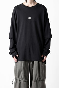 画像をギャラリービューアに読み込む, A.F ARTEFACT LAYERED LONG SLEEVE TOPS / PRINT TYPE-A (BLACK)