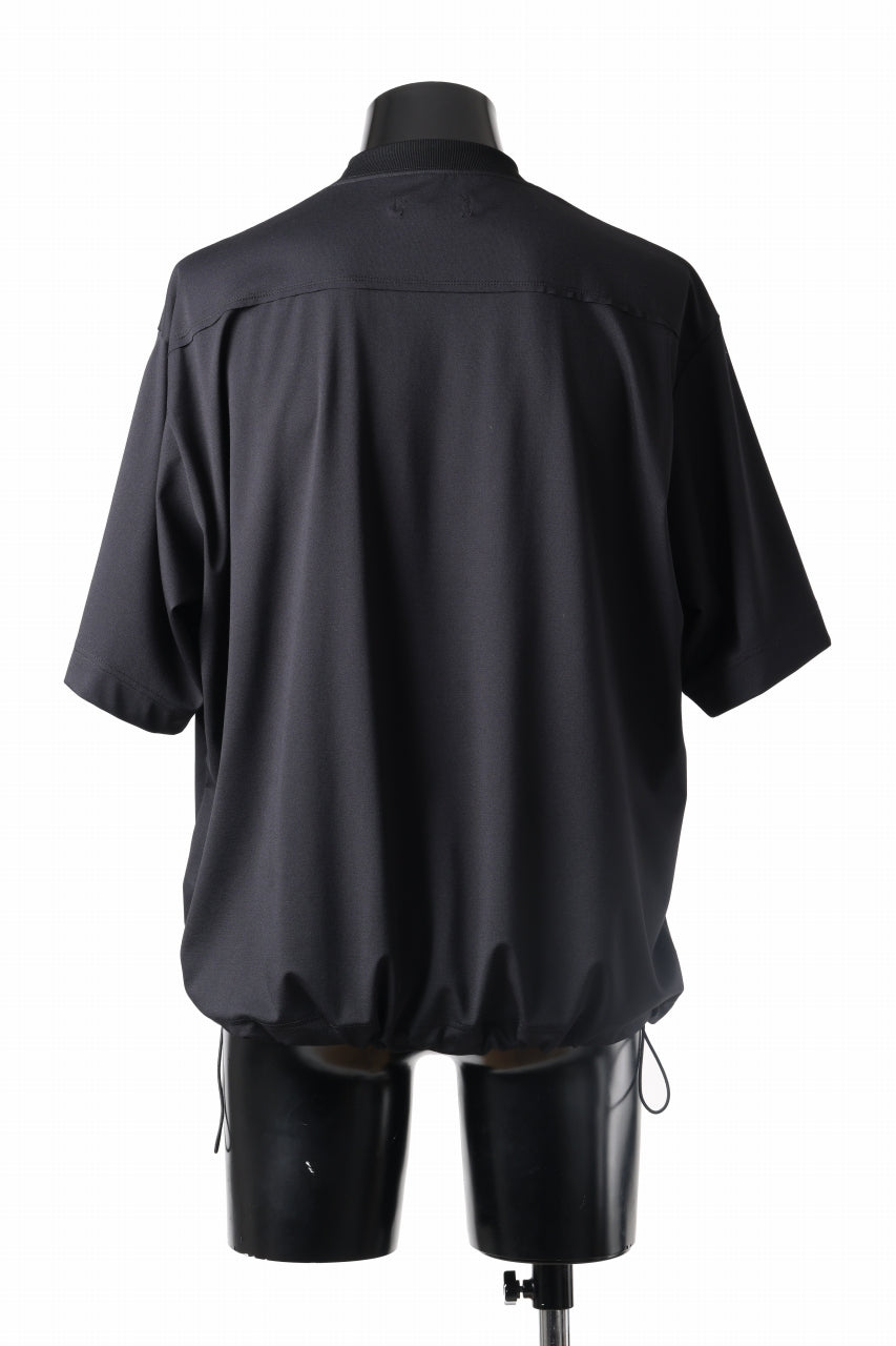 TARO HORIUCHI / th products Crew neck S/S Tee / high gauge bare smooth (black)