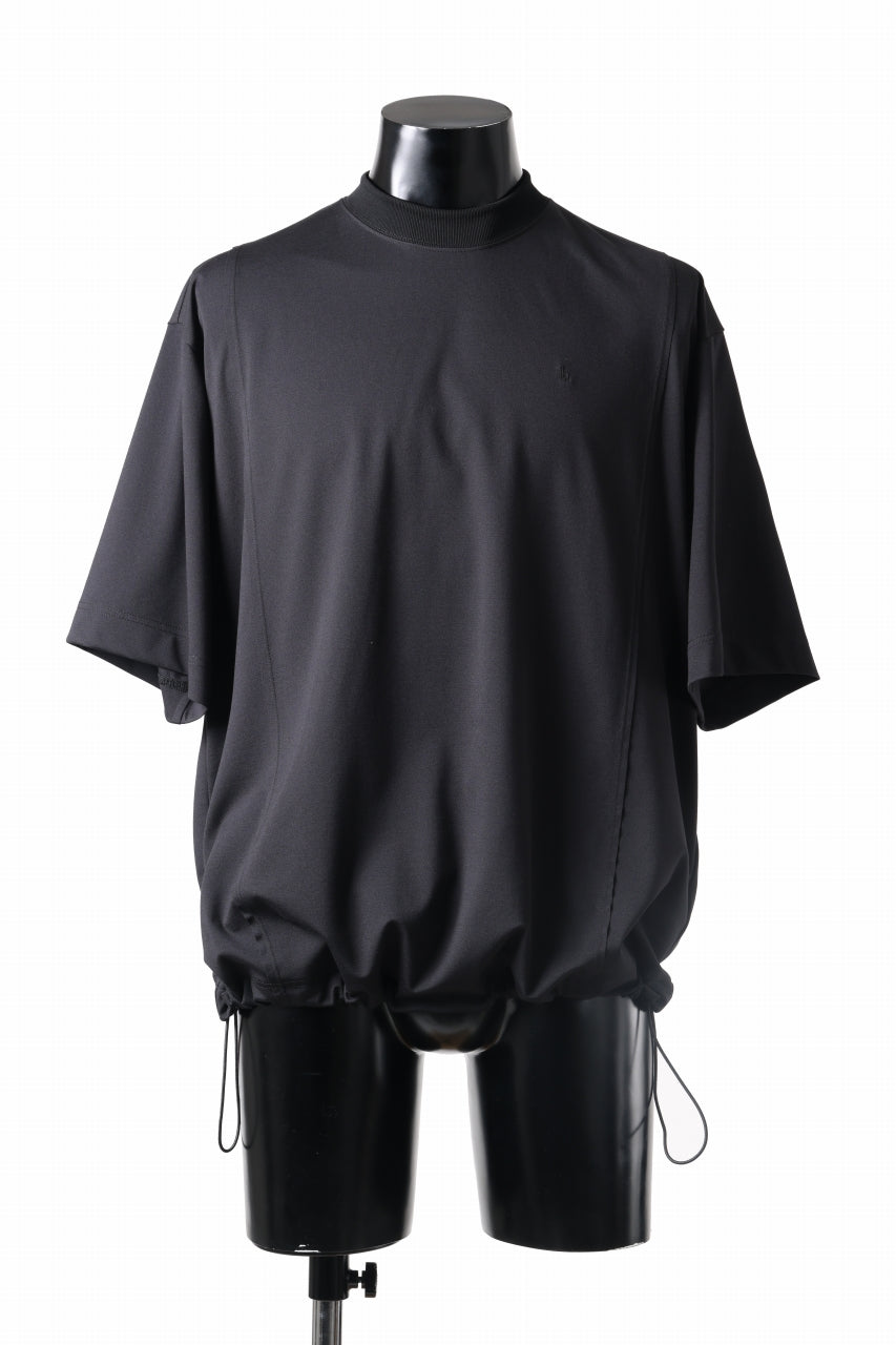 TARO HORIUCHI / th products Crew neck S/S Tee / high gauge bare smooth (black)