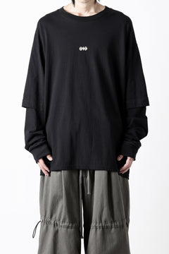 画像をギャラリービューアに読み込む, A.F ARTEFACT LAYERED LONG SLEEVE TOPS / PRINT TYPE-A (BLACK)