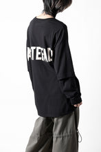 画像をギャラリービューアに読み込む, A.F ARTEFACT LAYERED LONG SLEEVE TOPS / PRINT TYPE-A (BLACK)